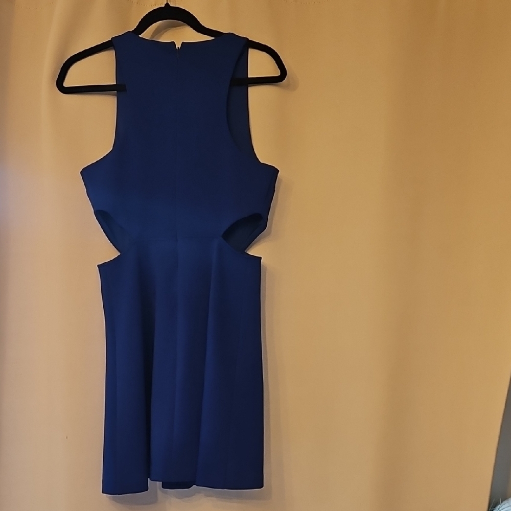 Express Women's Navy Cutout Mini Dress - Picture 3 of 4